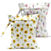 zcyxuuw wet bags two-pack folded view shows compact, space-saving storage for travel.