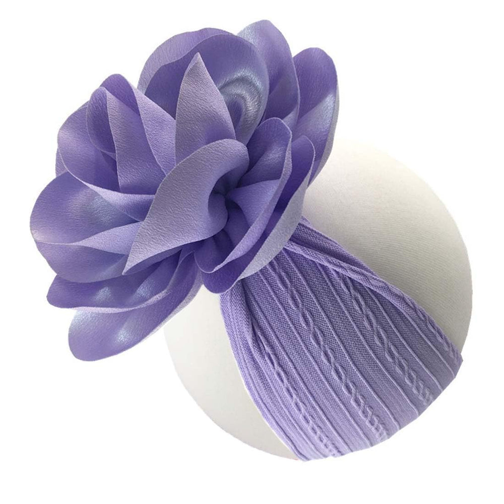 ZCYYYS lavender large flower headband for baby girls with soft all-day comfort