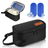 ZDJYCH breastmilk cooler bag top view shows compact travel-friendly design for nursing on the go.