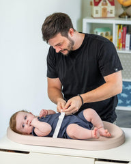 zeepops changing pad wipeable surface cream cleans quickly after messy diaper moments