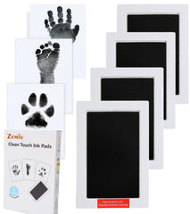 Zemiu baby handprint footprint kit overview for keepsake