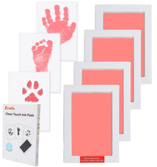 Zemiu baby handprint ink pad close-up for safe, mess-free prints.