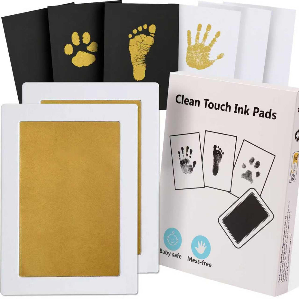 Zemiu baby handprint kit cover showing keepsake packaging