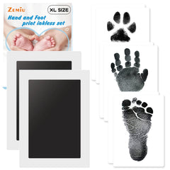 Zemiu clean-touch ink pad XL for safe baby handprints without skin contact