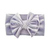 Zenarao Baby Bows light purple headband with soft velvet for comfortable daily wear.