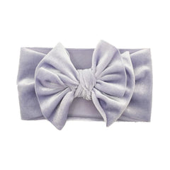 Zenarao Baby Bows light purple headband with soft velvet for comfortable daily wear.