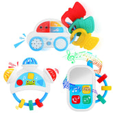 Zendstanding baby sensory toys wrist rattle for gentle grasp and early sound play