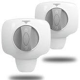 ZENTIVOR oven lock two-pack close-up showing secure latch for childproofing kitchen