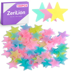 ZeriLion luminous stars wall decals glow in the dark for a magical kids' room ceiling.
