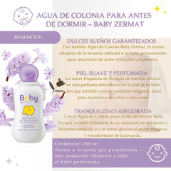 Zermat Baby Lotion bedtime scene highlights calming lavender aroma for routines.