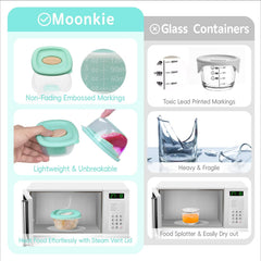 Zerobe microwave-safe baby containers simplify reheating infant meals on the go.