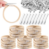Zeyune 200 pcs nude nylon headbands for versatile baby styling and DIY crafts.