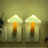 ZEZHOU mushroom night light wall plug 2-pack provides soft ambient guidance
