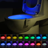 ZEZHOU toilet light 16 colors illuminate the bowl for nighttime visibility and fun.
