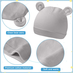 Zhanmai wrap blanket with hat and mittens laid flat