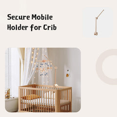 ZHIYUEJING natural wood finish highlighting durable, toxin-free craftsmanship for nursery decor.