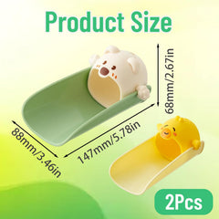 ZHLKHIOP green toddler faucet extender promotes easy access for kids at the sink.