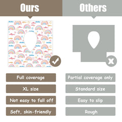 ZHOMA individually wrapped covers ideal for on-the-go use in airports or hotels.