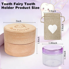 ZHYEEDAA Tooth Fairy Holder compact design fits multiple teeth.