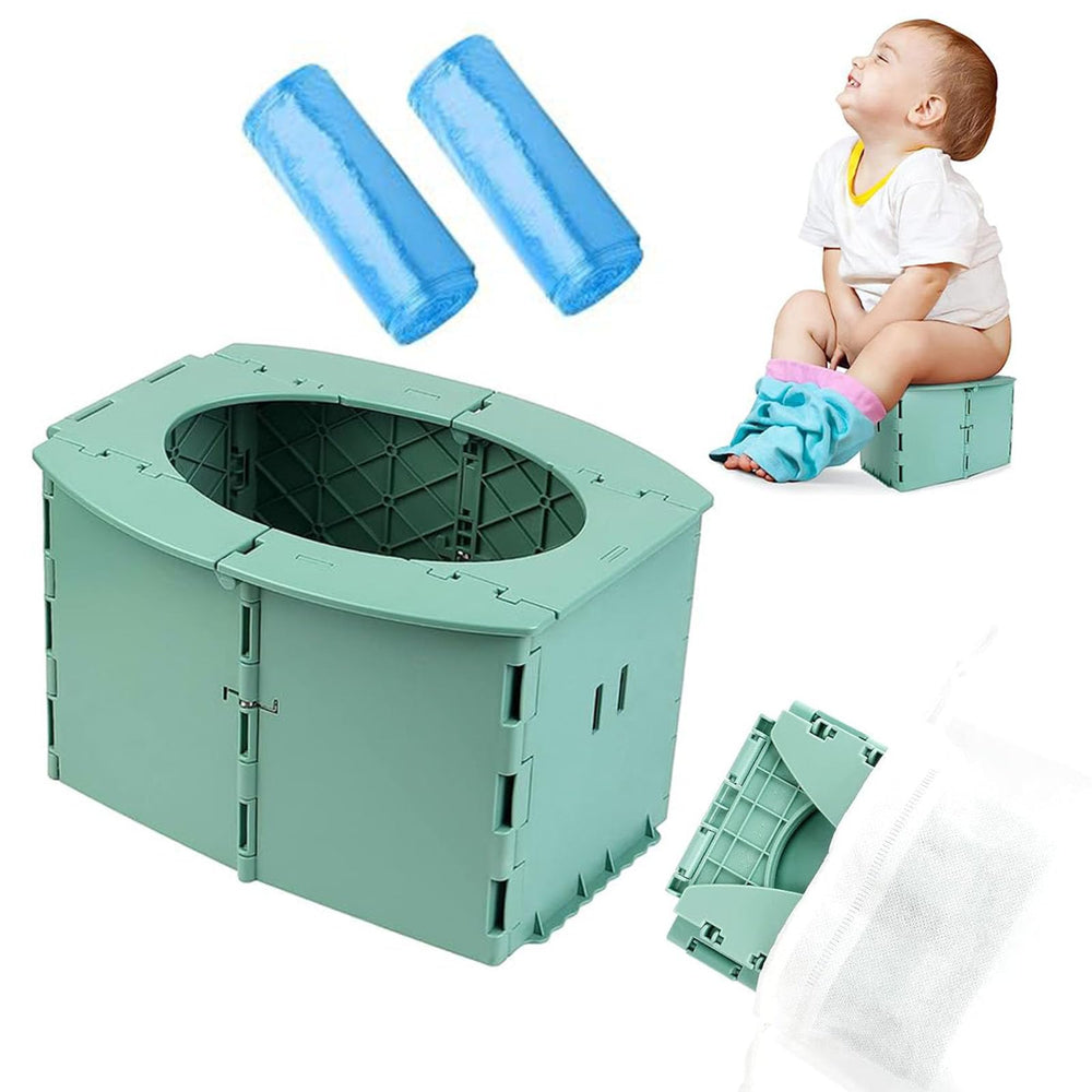ZHZCJB portable potty folded compact for travel and storage