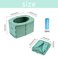ZHZCJB portable potty PP material durability and safety