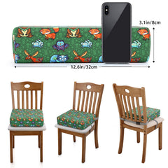 Zicac booster seat detachable cover with zipper for easy cleaning