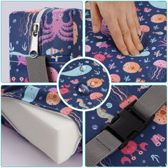 Zicac booster seat lightweight and travel-ready for cafes and trips.