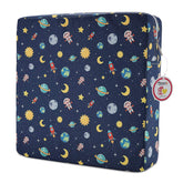 Zicac portable seat cushion star-blue top view for comfortable family meals