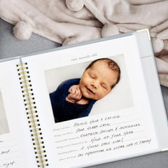ZICOTO baby memory book monthly-progress page captures growth milestones