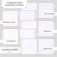 ZICOTO memory book photo slots on cover encourage quick, lovable snapshots.