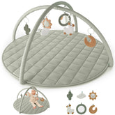ZICOTO Beautiful Baby Play Gym setup showcases a cozy play area for exploration and comfort.