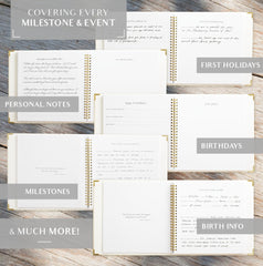 ZICOTO keepsake memory book ultrasound photo page for precious pre birth memories