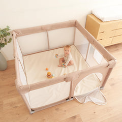 ZICOTO modern beige playmat decor in a stylish room.