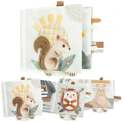 ZICOTO soft baby book cover: plush, safe newborn playtime