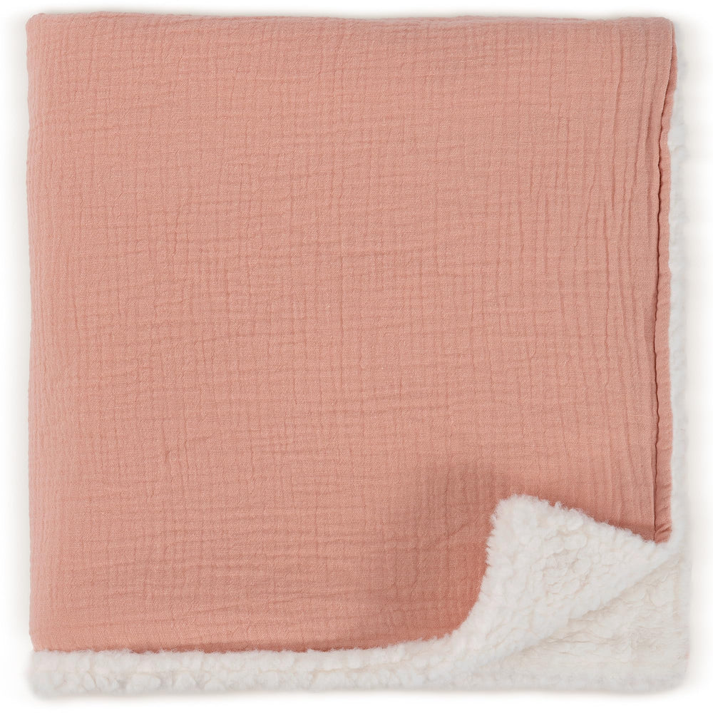 ZICOTO Soft Muslin Cotton Baby Blanket front view showing breathable fabric for cozy naps