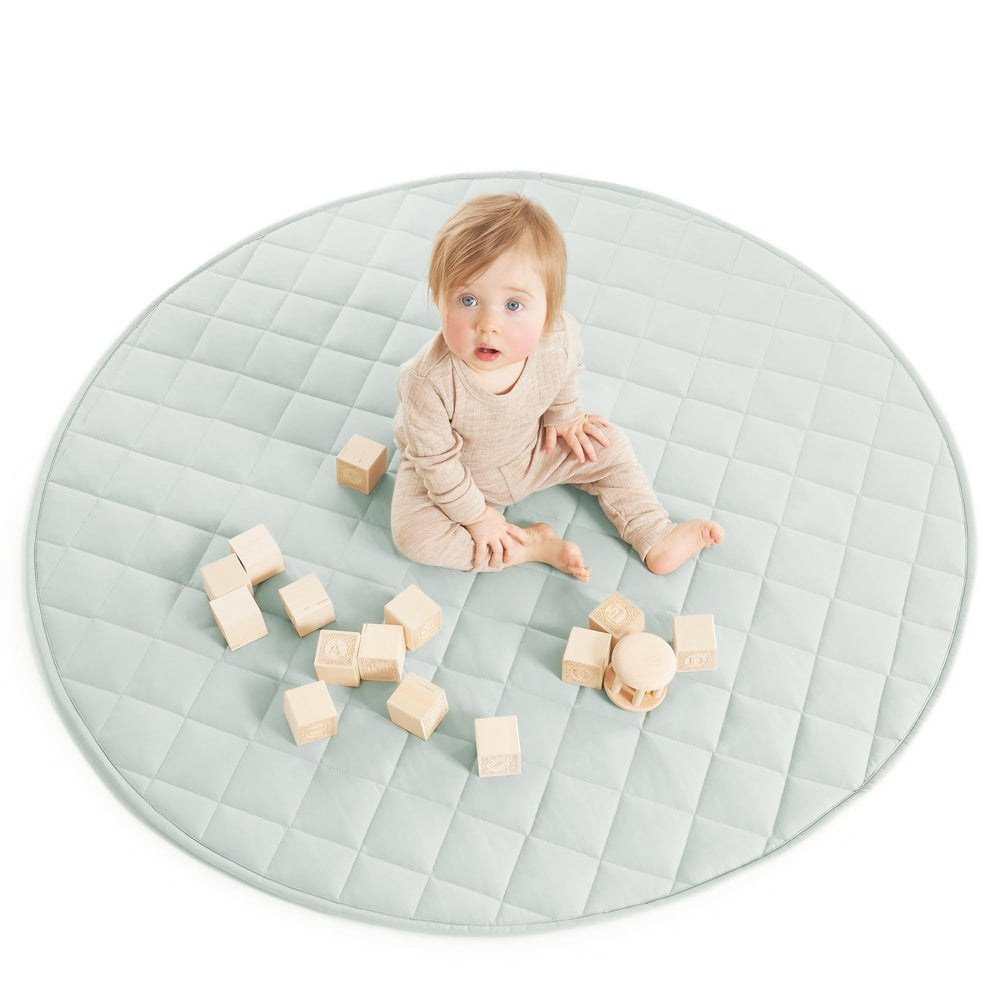 ZICOTO stylish baby play mat shows soft cotton texture for gentle, safe play.