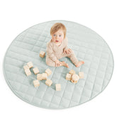 ZICOTO stylish baby play mat shows soft cotton texture for gentle, safe play.