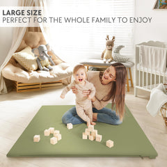 ZICOTO play mat in living room setup fits modern decor for everyday play.