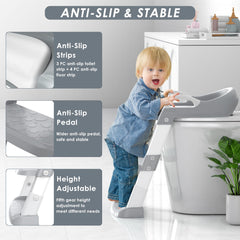 Zieyeen potty seat with soft PVC cushion provides comfortable seating.