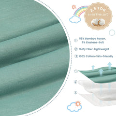 ZIGJOY snug-fit design mimics womb warmth for calmer, longer sleep cycles.