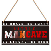 ZIIUFRN Little Man Cave wood sign 5x10 inches adds instant boy room charm.