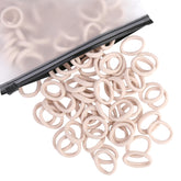 Zingso baby hair ties cotton-soft closeup showing gentle grip for delicate hair.