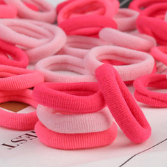 Zingso 2.5 cm diameter hair tie on child demonstrates secure all-day hold
