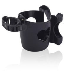 Zinmilin cup holder mounted on bike handlebars during a ride