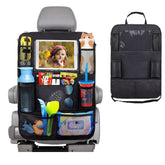 Zion Praiser backseat organizer with tablet holder for tidy travel and kid-friendly access.