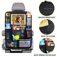 Zion Praiser durable waterproof material resists spills and dirt during trips.
