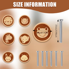 Ziyue wooden animal knob elephant, sturdy natural wood for kid-friendly furniture updates