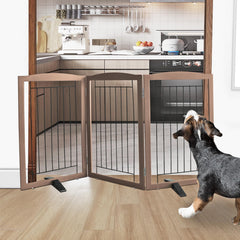 ZJSF dog gate doorway-use demonstrates quick setup, ideal for temporary doorways.