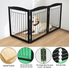 ZJSF no-assembly gate ready to unfold and use immediately
