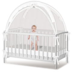 Zkaitoy Crib Tent pop-up setup for quick, tool-free installation